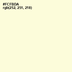 #FCFBDA - Moon Glow Color Image