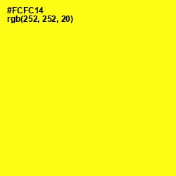 #FCFC14 - Broom Color Image