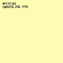 #FCFCB3 - Portafino Color Image