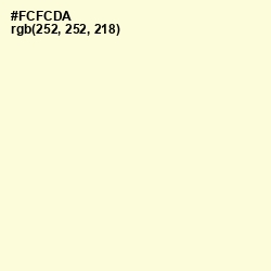 #FCFCDA - Moon Glow Color Image