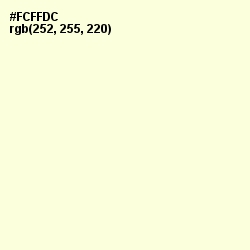 #FCFFDC - Moon Glow Color Image