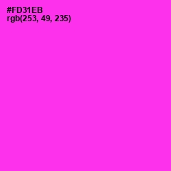 #FD31EB - Razzle Dazzle Rose Color Image