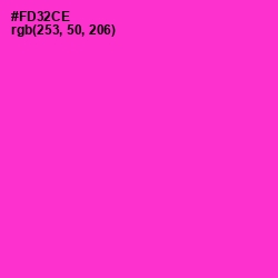 #FD32CE - Razzle Dazzle Rose Color Image