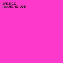 #FD39CC - Razzle Dazzle Rose Color Image