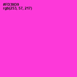 #FD39D9 - Razzle Dazzle Rose Color Image