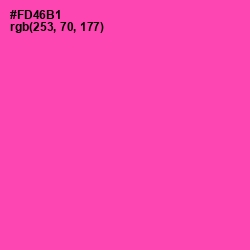 #FD46B1 - Brilliant Rose Color Image