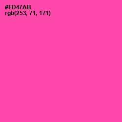 #FD47AB - Brilliant Rose Color Image