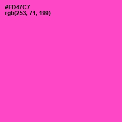 #FD47C7 - Orchid Color Image