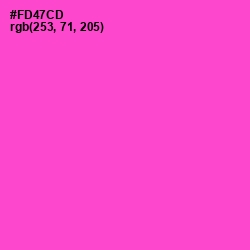 #FD47CD - Orchid Color Image