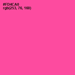 #FD4CA0 - Brilliant Rose Color Image