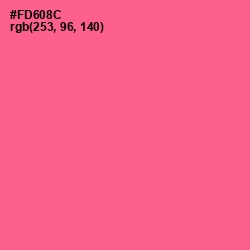 #FD608C - Froly Color Image