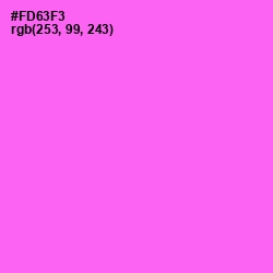 #FD63F3 - Pink Flamingo Color Image