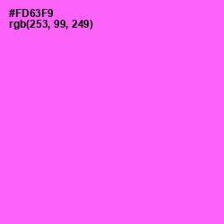 #FD63F9 - Pink Flamingo Color Image