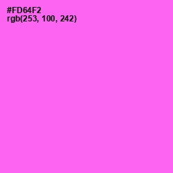 #FD64F2 - Pink Flamingo Color Image