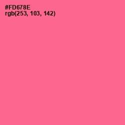 #FD678E - Froly Color Image
