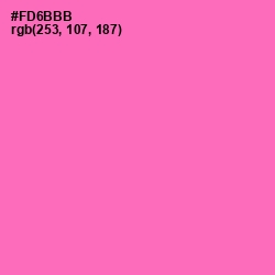 #FD6BBB - Hot Pink Color Image