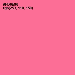#FD6E96 - Froly Color Image