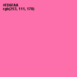 #FD6FAA - Hot Pink Color Image