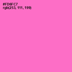 #FD6FC7 - Orchid Color Image