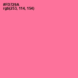 #FD729A - Froly Color Image