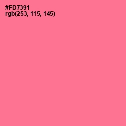 #FD7391 - Froly Color Image