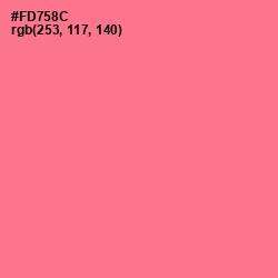 #FD758C - Froly Color Image