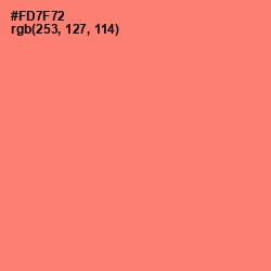 #FD7F72 - Brink Pink Color Image