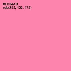 #FD84AD - Tickle Me Pink Color Image