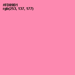 #FD89B1 - Tickle Me Pink Color Image