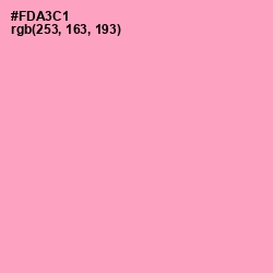 #FDA3C1 - Carnation Pink Color Image