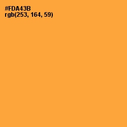 #FDA43B - Sea Buckthorn Color Image