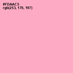 #FDAAC5 - Carnation Pink Color Image