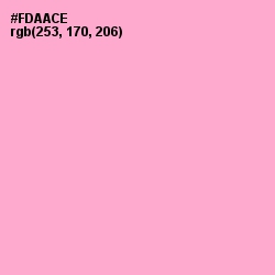 #FDAACE - Carnation Pink Color Image