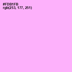 #FDB1FB - Mauve Color Image