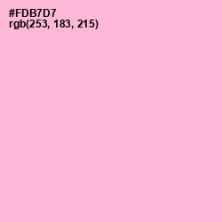 #FDB7D7 - Cotton Candy Color Image