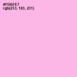 #FDB7E7 - Lavender Rose Color Image