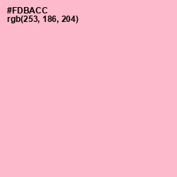 #FDBACC - Cotton Candy Color Image