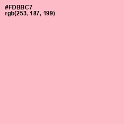 #FDBBC7 - Cotton Candy Color Image