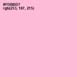 #FDBBD7 - Cupid Color Image