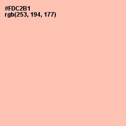 #FDC2B1 - Mandys Pink Color Image
