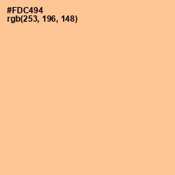 #FDC494 - Peach Orange Color Image
