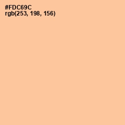 #FDC69C - Peach Orange Color Image