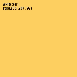 #FDCF61 - Goldenrod Color Image