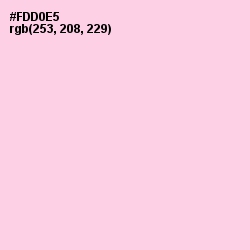 #FDD0E5 - Pig Pink Color Image