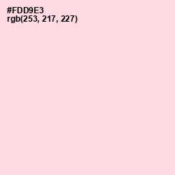 #FDD9E3 - Pig Pink Color Image