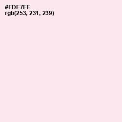 #FDE7EF - Carousel Pink Color Image