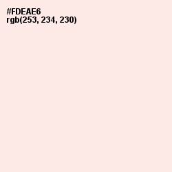 #FDEAE6 - Fair Pink Color Image