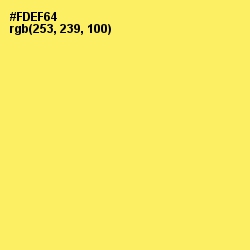 #FDEF64 - Portica Color Image