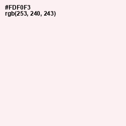 #FDF0F3 - Chardon Color Image