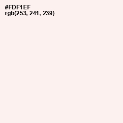 #FDF1EF - Forget Me Not Color Image